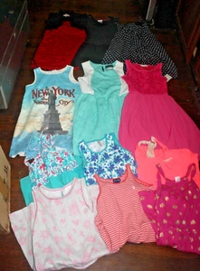 Huge Lot Of Girls Dresse size 10/12 JUSTICE,GYMBOREE,RALPH LAUREN - Picture 1 of 12