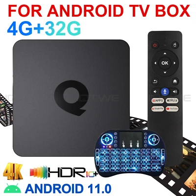 Neu Smart TV BOX Android 13 5G WIFI 4+32GB 4K HDR Quad Core Media Stream HDMI DE - Bild 1 von 4