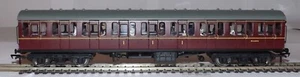 BACHMANN 34-700C MK1 AUTOCAR COMPUESTO SUBURBANO BR GRANATE (PASAJEROS EQUIPADOS) - Imagen 1 de 3