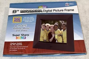 GiiNii GN-812 8" Digital Picture Frame NEW - Picture 1 of 9