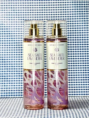 Sea Salt Lavender fine fragrance mist 8 oz by Bath and body works set of 2 BN - Image 1 of 4