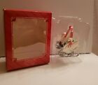 Hallmark Handcrafted Ornament Sweetheart Pair Of Swans In Slead Dated 1988 New