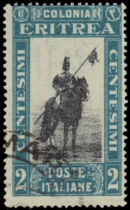 ERITREA 119 - Colonial Lancer on Horseback (pa65344) - Picture 1 of 1