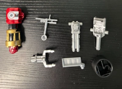 Power Rangers  ZEO Red Battlezord micro playset parts lot - Image 1 of 2