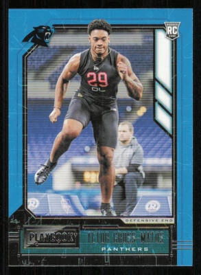 2020 Panini Playbook #155 Yetur Gross-Matos RC - Image 1 of 2