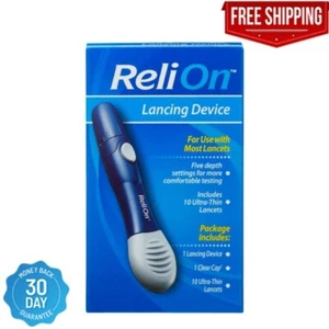 ReliOn Rel-7361 Lancing Device with10 Ultra Thin Lancets - Picture 1 of 4