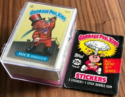 Juego completo de 88 cartas Topps Garbage Pail Kids 1986 5ª serie 5 OS5 GPK Foto 1 de 4