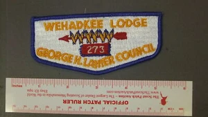Boy Scout OA 273 Wehadkee first solid flap 2218II - Picture 1 of 1