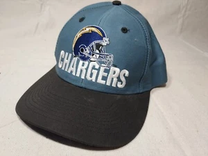 Vintage 90s Logo 7 NFL San Diego Chargers Embroidered Snapback Cap Hat (D6) - Picture 1 of 6