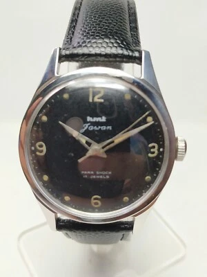 Used HMT Jawan Serviced Winding 17 Jewels 35mm Men's Wrist Watch HMT-17 - Image 1 of 4