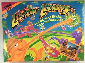 *SUPER RARE* VINTAGE 1993 TYCO LICKING LIZARDS GAME - W/ STICKY TONGUES - NEW! - Picture 1 of 5