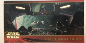 Tarjeta coleccionable Star Wars Episodio 1 Widevision #2 Cita de la Federación de Comercio - Imagen 1 de 2