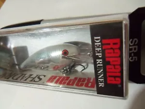 1 esca Rapala Deep Shad Rap SR5 FF personalizzata bianca smerigliata FST NUOVA CON SCATOLA - Foto 1 di 6