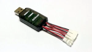 Cargador de batería Aokoda modelo CX405 1S 4x1 Micro USB LiPo LiHV BC607 - Imagen 1 de 2
