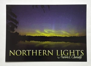 Nordlichter Aurora Boralis Minnesota Postkarte unbesendet - Bild 1 von 2
