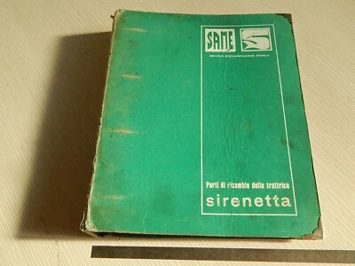 CATALOGO PARTI DI RICAMBIO ORIGINALE SAME SIRENETTA 2 RM 4 RM 1976 - Immagine 1 di 4