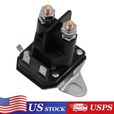 Riding Lawn Mower Tractor Starter Solenoid Compatible with Craftsman Husqvarna - Image 1 of 4