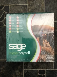 2002 Windows SAGE INSTANT PAYROLL Software ** NEW + SEALED ** - Afbeelding 1 van 3