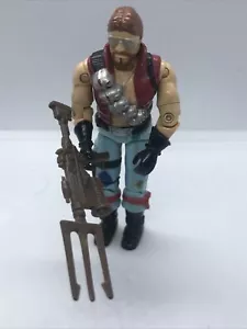 1986 Gi Joe Cobra 3.75" Monkeywrench v1 Figur Dreadnok komplett Broken Crotch - Bild 1 von 4