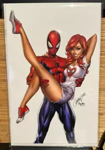 Amazing Spider-Man #2 Virgin NYCC 2018 casi nuevo J Scott Campbell sin firmar - Imagen 1 de 3