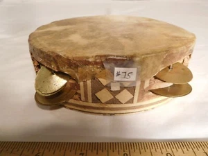 Hand-Made Tambourine ~ Native American Style - Picture 1 of 9