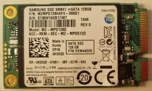 128GB mSATA-SSD, gebraucht, SAMSUNG - Bild 1 von 2