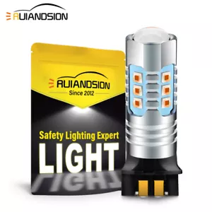 PW24W PWY24W LED 80W Turn Sign Light Daytime Running Light CANBUS 12V Amber - Picture 1 of 8