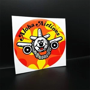 Aloha Airlines Vintage Style Decal / Vinyl Sticker, Luggage Label - Picture 1 of 3