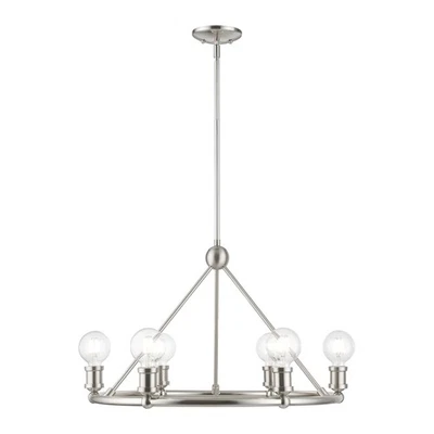 Livex Lighting - Lansdale - 6 Light Chandelier In Transitional Style-19.5 Inches - Image 1 of 4