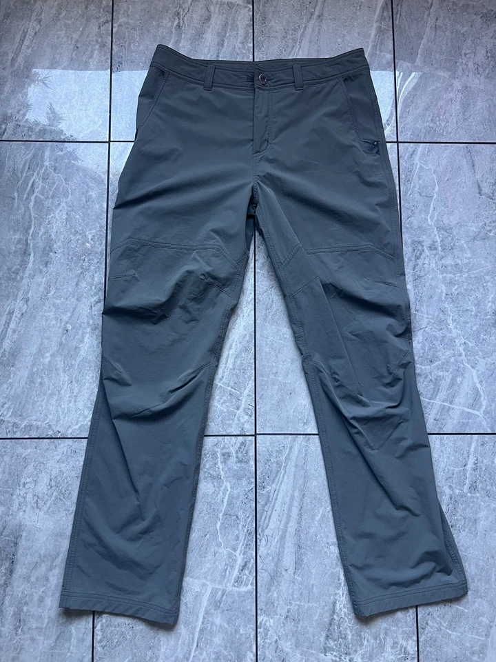 Pantalones elásticos Sitka Gear para hombre gris mezcla de nailon caza al aire libre pierna recta 36R Foto 1 de 4