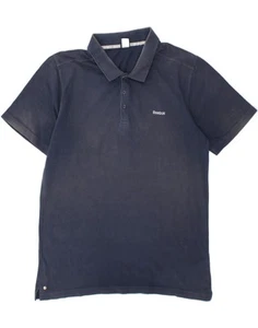 REEBOK Mens Polo Shirt XL Navy Blue Cotton BX94 - Picture 1 of 4