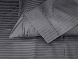 Home Linen Standard Pillowcases - 100% Natural Cotton 600 Thread Count, 2 Pie... - Picture 1 of 9