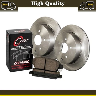 Juego de pastillas de freno delanteras + rotores de disco para Nissan 300ZX 3,0 L Foto 1 de 4