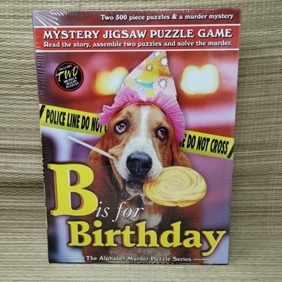 B is for Birthday TDC Mystery Puzzle Series, Factory Sealed New - Image 1 of 4