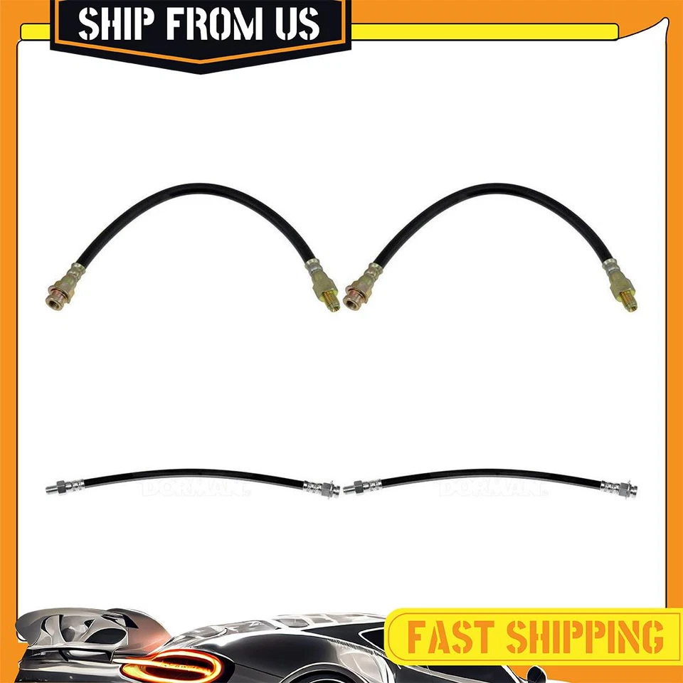 Manguera de freno delantera trasera Dorman línea de freno 4 piezas para Dodge Dart 1965-1969 Foto 1 de 4