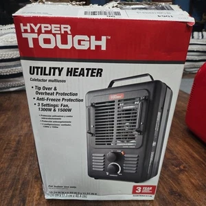 Hyper Tough 1500w Indoor Utility Space Heater Open Box Tested (See Description) - Picture 1 of 1