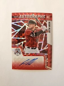 2022 Panini Mosaic Prizm Rookie Autographs #RAM-SB Seth Beer (AU/RC) Color Match - Picture 1 of 3