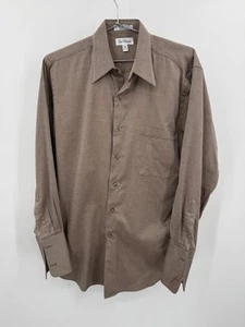 Camisa de vestir Oxford Paul Fredrick para hombre talla 15/32 puño francés abotonada manga larga - Imagen 1 de 6