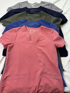 Figs Scrub Tops 5er Pack Damen Xs Technical Collection  - Bild 1 von 4