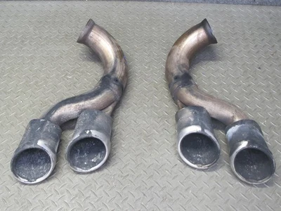 Juego de puntas silenciador escape trasero izquierdo y derecho porsche cayenne 957 turbo 2008-2010 Foto 1 de 4