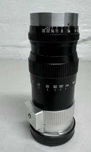 Nikkor-Q 13.5cm 3.5 Camera Lens -Black-Leica M Mount W/Lens Hood and Caps - Picture 1 of 5