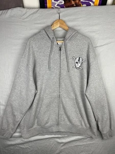 Oakland Raiders Pullover Herren 2XL XXL Majestic Hoodie Fleece NFL Football Reißverschluss - Bild 1 von 10