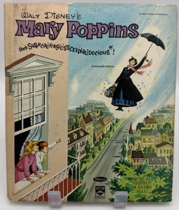 Walt Disney's Mary Poppins Book She’s Supercalifragilisticexpialidocious 1964 - Picture 1 of 8