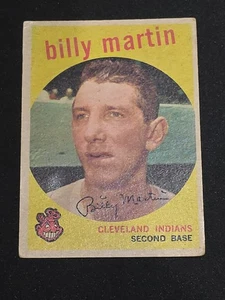 1959 Topps Billy Martin #295 Indians  - Picture 1 of 2