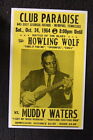 93349 Muddy Waters 1964 Tour Club Paradise Howling Wlf Decor Wall Print Poster