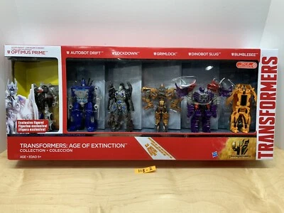 Transformers Age Of Extinction 1-STEP Collection Silver Knight Optimus -2014 NEW - Image 1 of 4