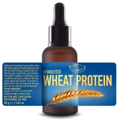 HYDROLYZED WHEAT Protein - for Homemade Skin, Hair & Nail Products - 30 g / 1 oz - Image 1 of 4