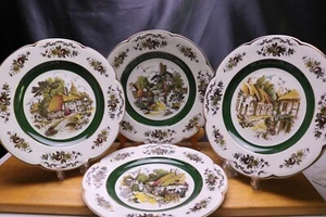Ascot "Village" by Wood & Sons England Service Sammelteller Komplettsatz 4 - Bild 1 von 12