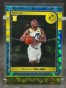 2024-25 NBA Hoops ISAIAH COLLIER Teal Explosion Rookie Parallel #259 - Picture 1 of 1