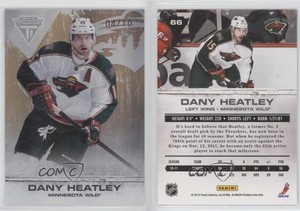 2011-12 Panini Titanium Spectrum Gold /10 Dany Heatley #66